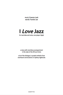 I Love Jazz